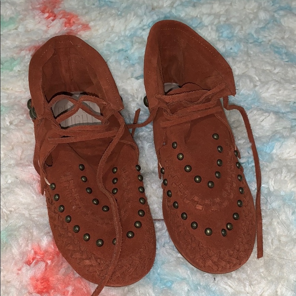 Free People Paprika Bird of Flight Moccasins